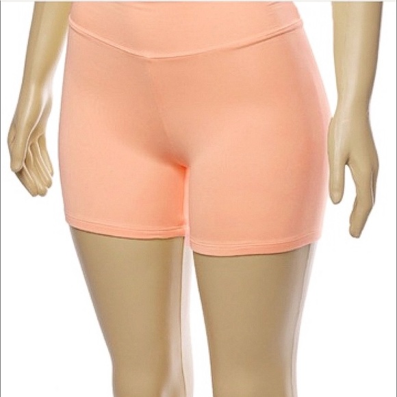 NWT Coral High Rise Biker Shorts - Picture 3 of 3
